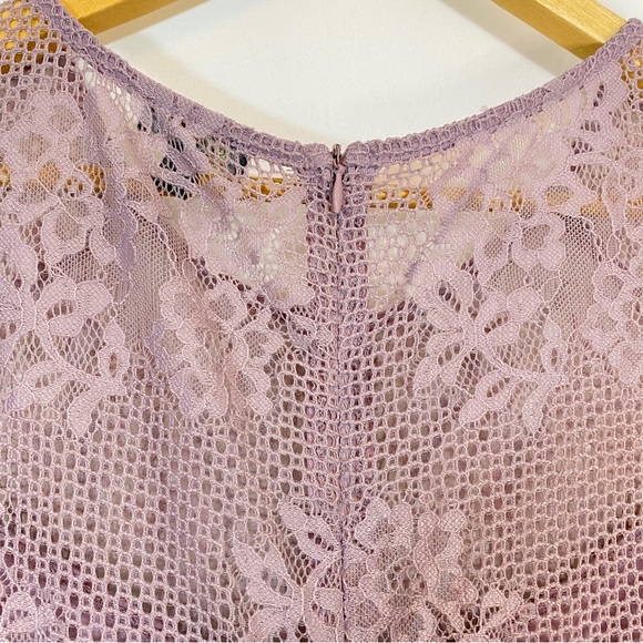 Lily Rose lacy lavender dress, size Medium - Picture 5 of 8